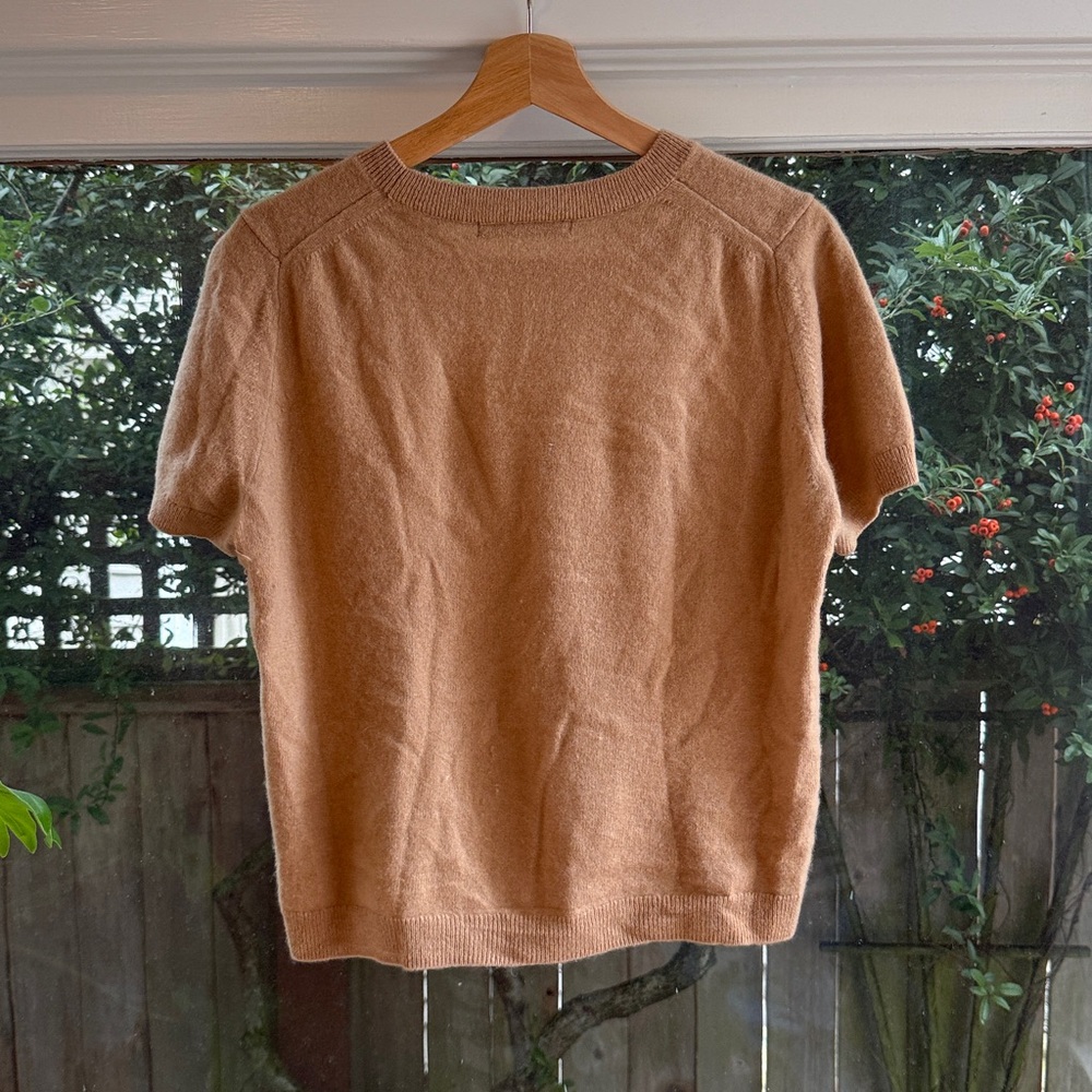 Quince Crewneck Sweater in Tan - Picture 2 of 5